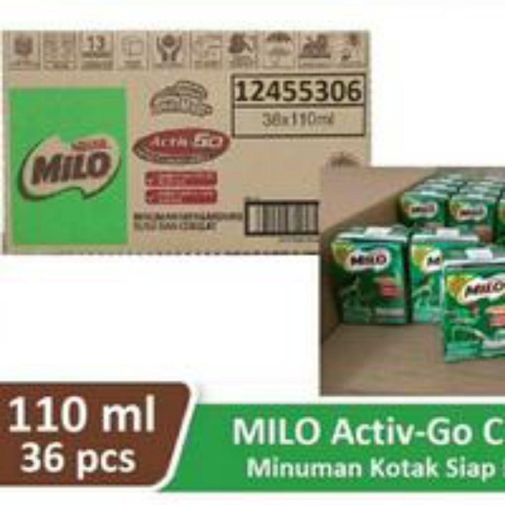 Susu MILO UHT 110ml ( 36pcs / Dus ) Cocok Program MBG