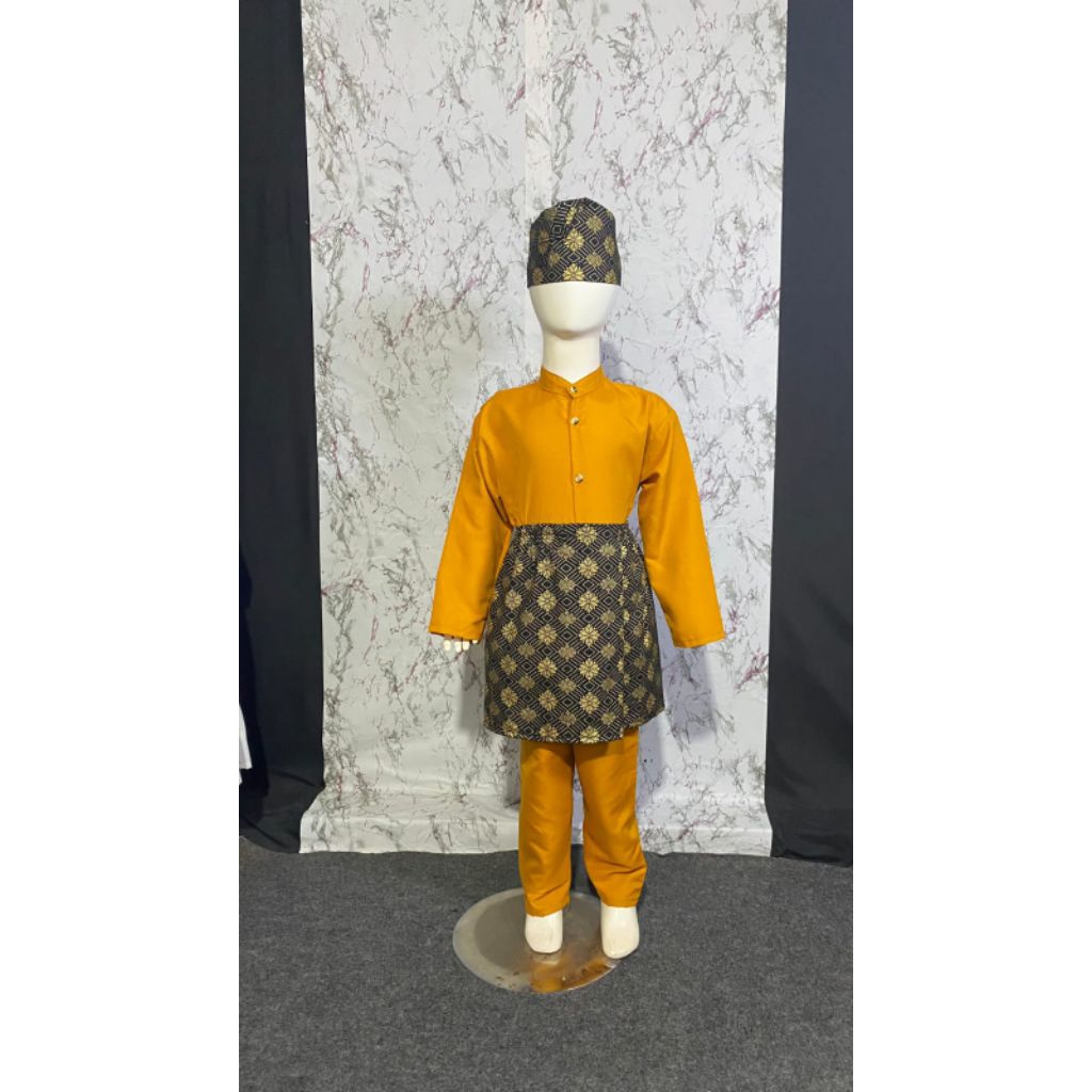 SETELAN BAJU MELAYU ANAK LAKI-LAKI, SETELAN baju Adat Melayu