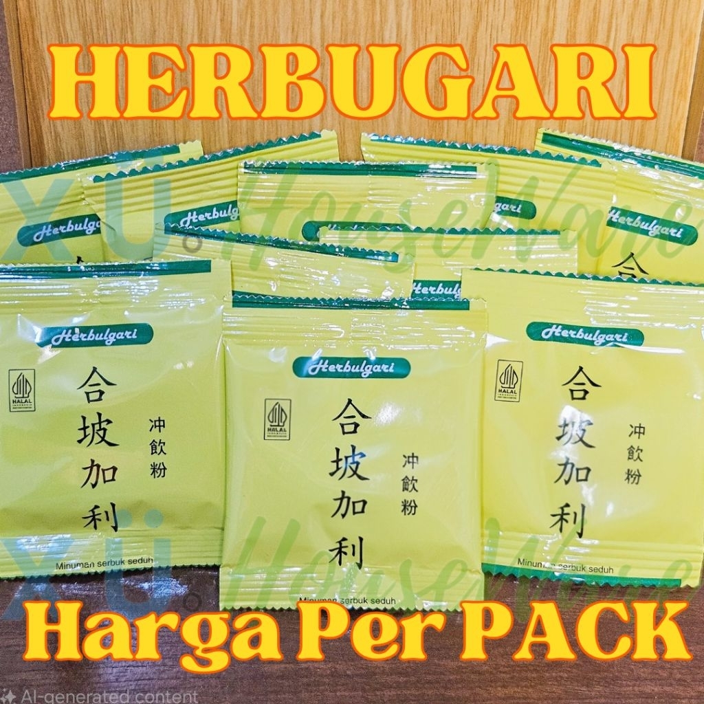 

Jamu HERBUGARI per Pack / Teh HERBUGARI 100% ORIGINAL | 100% Asli | Teh Seduh Bubuk | Jamu Sachet Herbal Tea Halal