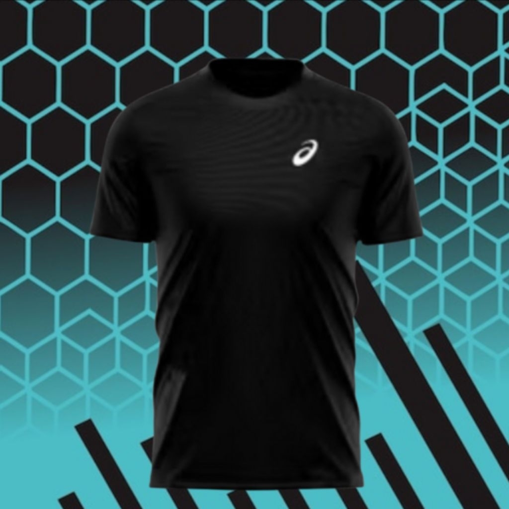 kaos Jersey Running polos dry fit Pria dan wanita Size L XL XXL