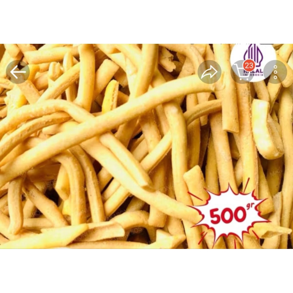 Stik Bawang MAMA MIA, Stik Bawang Renyah,Gurih kemasan 500gram