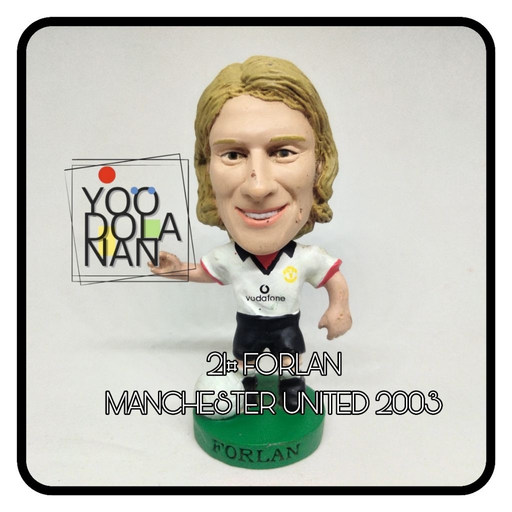21# FORLAN - MANCHESTER UNITED 2003 CORINTHIAN PROSTARS FIGURE PEMAIN BOLA
