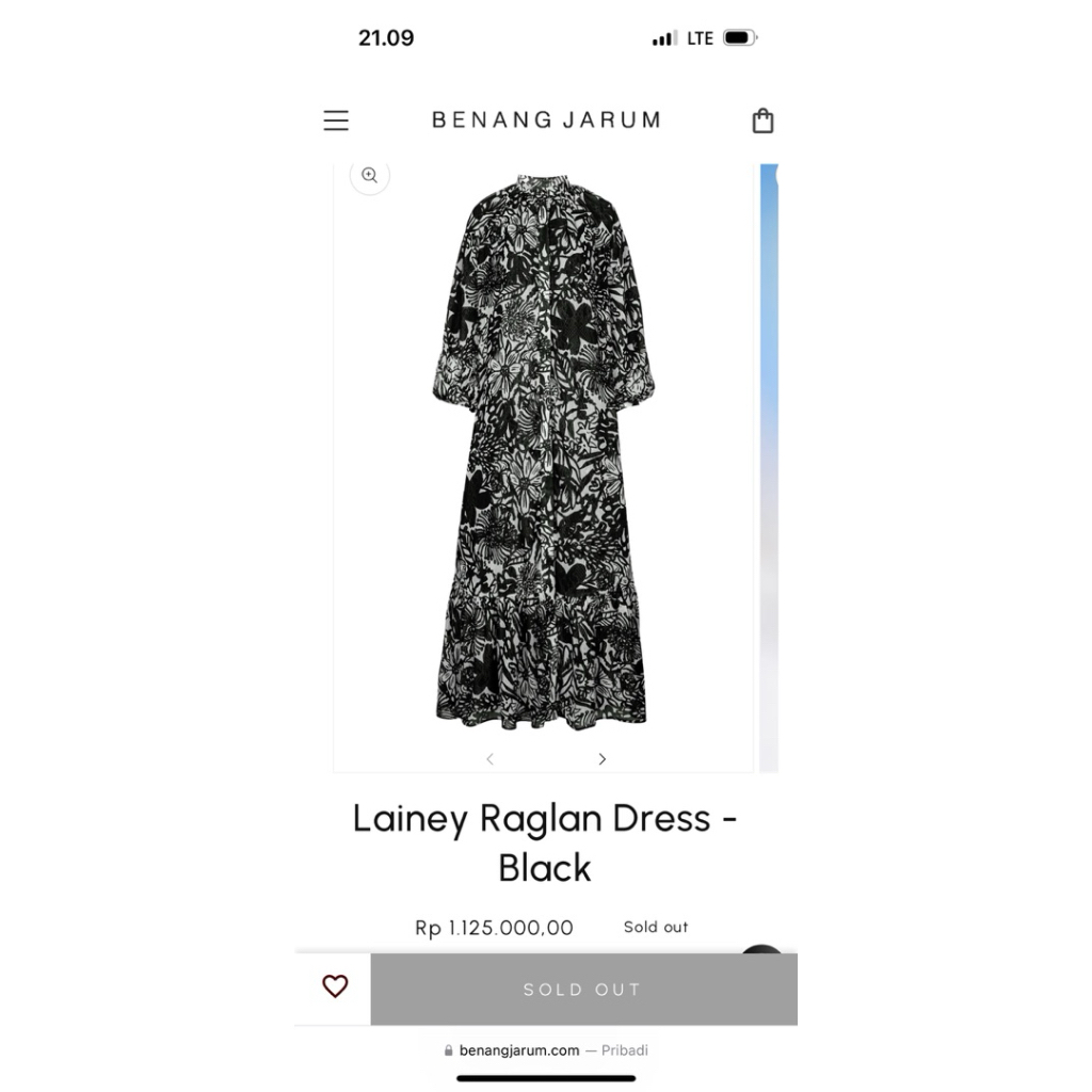 Benang jarum lainey dress