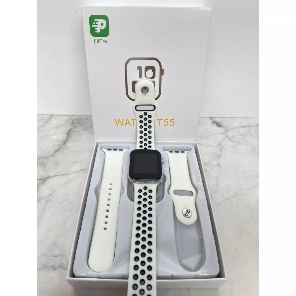 Smartwatch T55 Series Jam Tangan Pintar Pria Wanita + 2 Tali