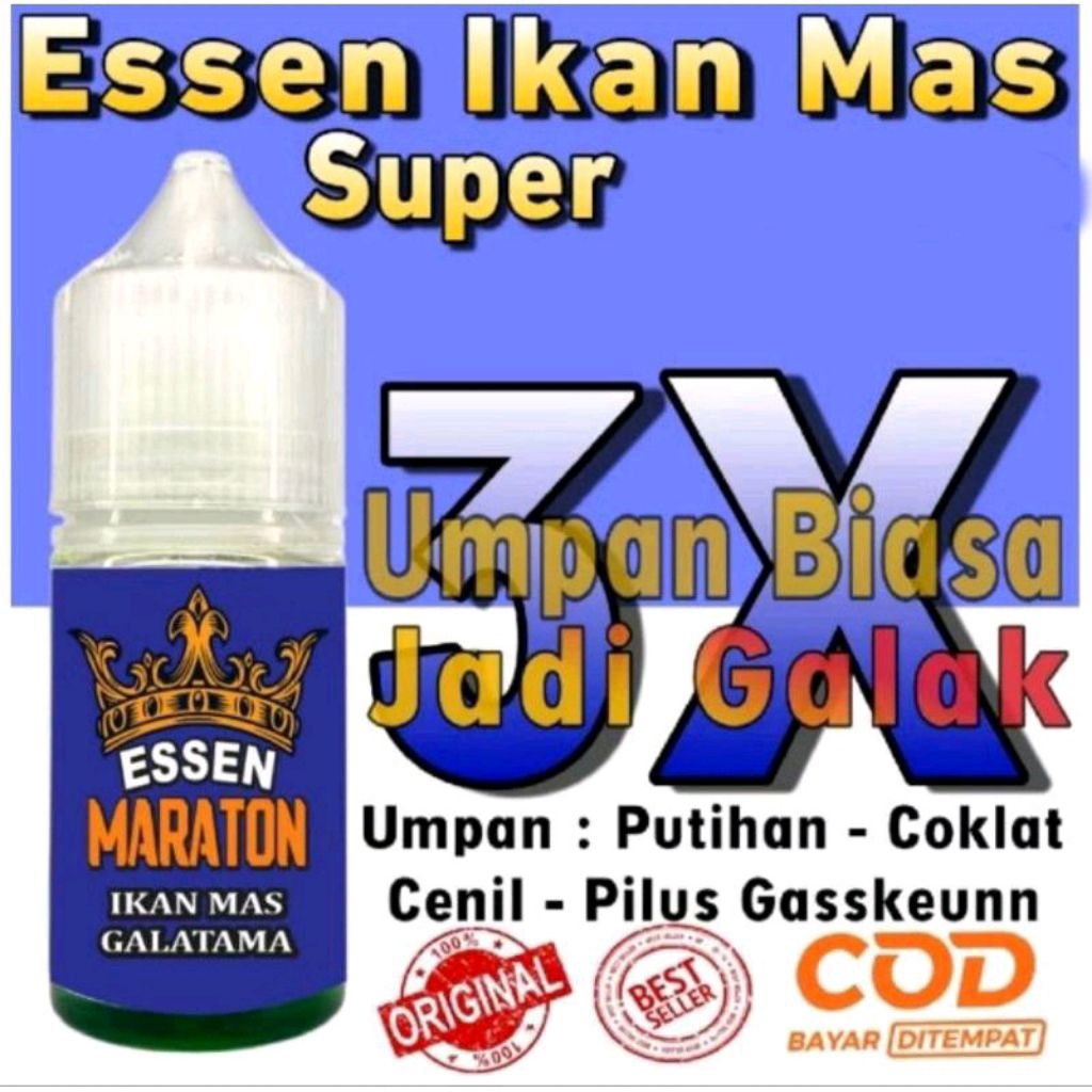 Essen Super Maraton Ikan Mas Galatama Essen Ikan Mas Terbaik Essen Ikan