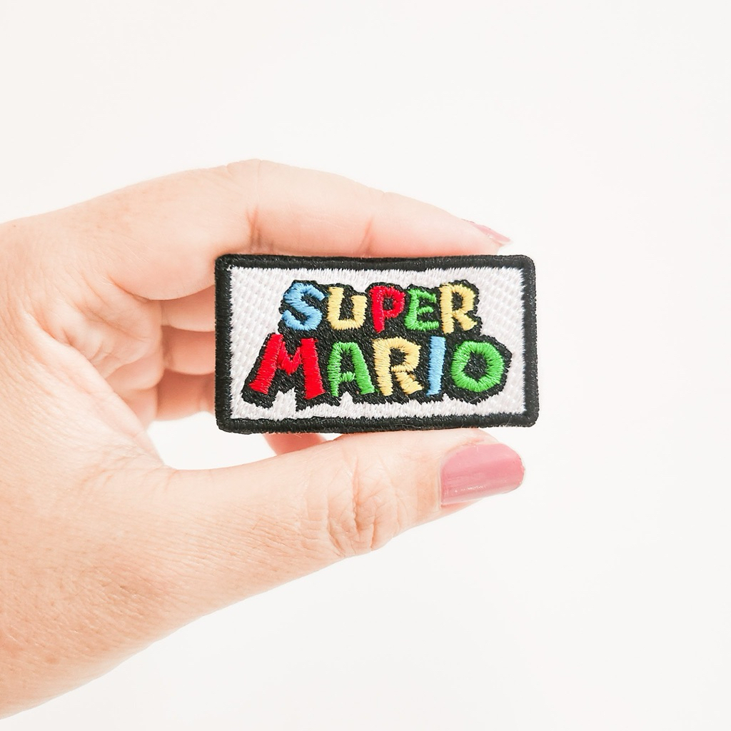 PATCH BORDIR GAME / SUPER MARIO BADGE BORDIR / IRON PATCH