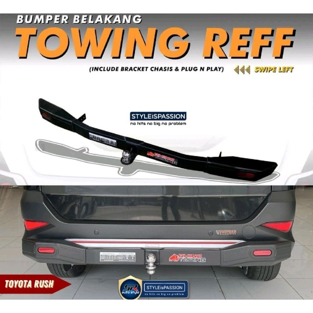 TOWING BELAKANG RHINO ALL NEW RUSH /TERIOS 2018- 2025 MODEL RHINO SUNRISE SR