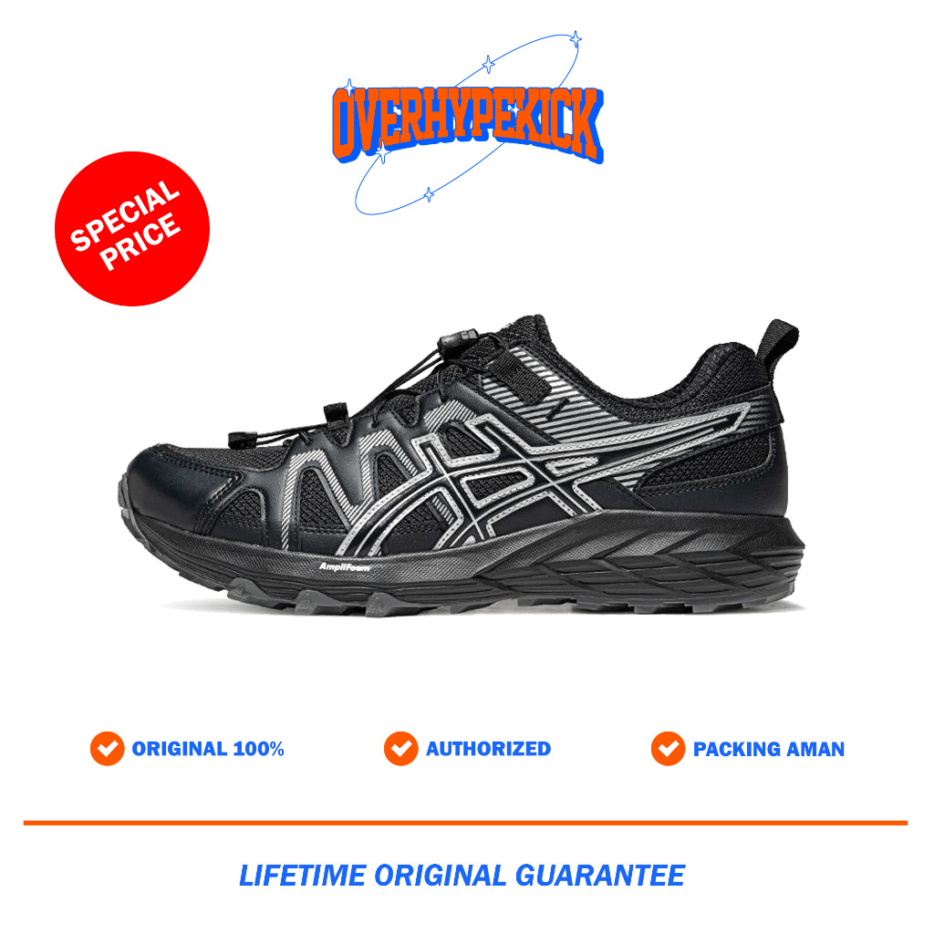 ASICS SONOMA FE ABRASION RESISTANT BLACK SILVER