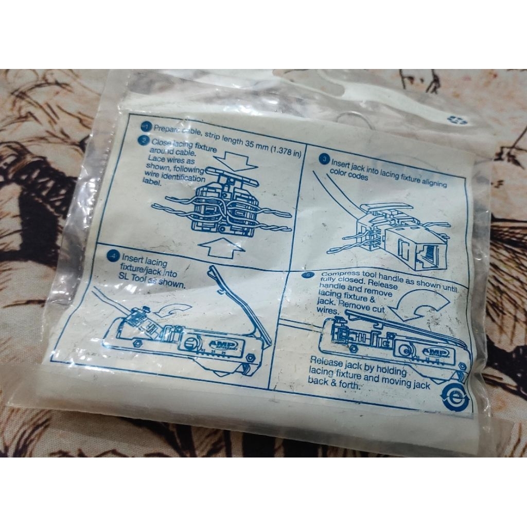 AMP Netconnect Cat5e SL-110 Jack/ModularJack/AmpCommscope/Cat5e