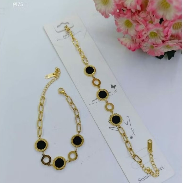 Gelang titanium cantik anti karat/gelang titanium murah/gelang wanita/gelang cewek/gelang anti karat