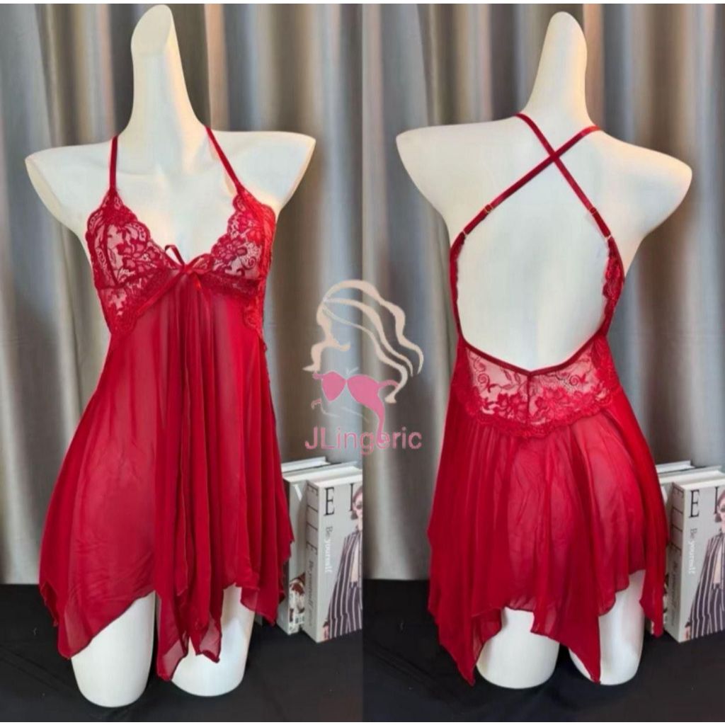 SEXY LINGERIE HOT / BAJU TIDUR WANITA DEWASA / NIGHTDRESS SEXY / LINGERIE BROKAT LACE SEKSI / BACKLE