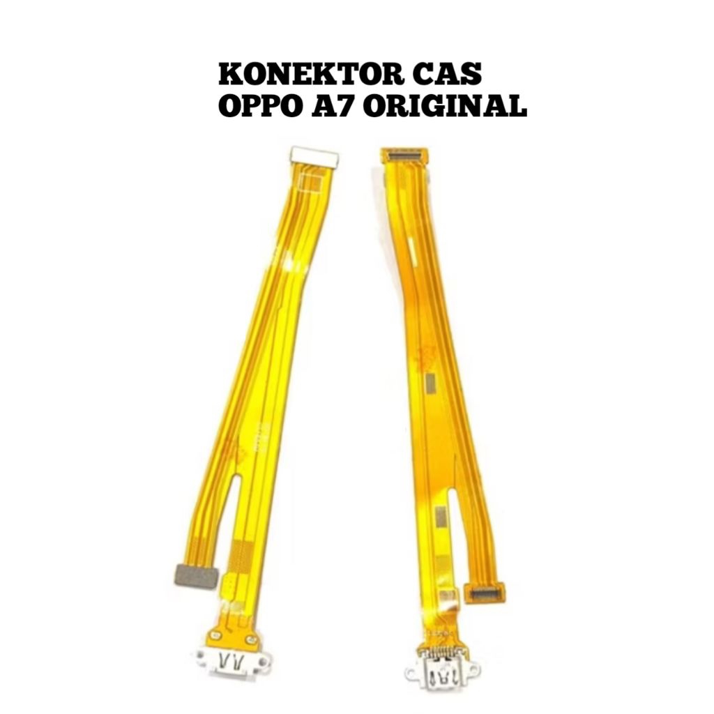 Konektor Oppo A7 Original | Papan Cas Fleksibel Charger pcb boar full ic board pengganti