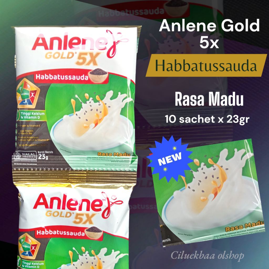 Susu Anlene Gold 5 X Susu dewasa tinggi Kalsium