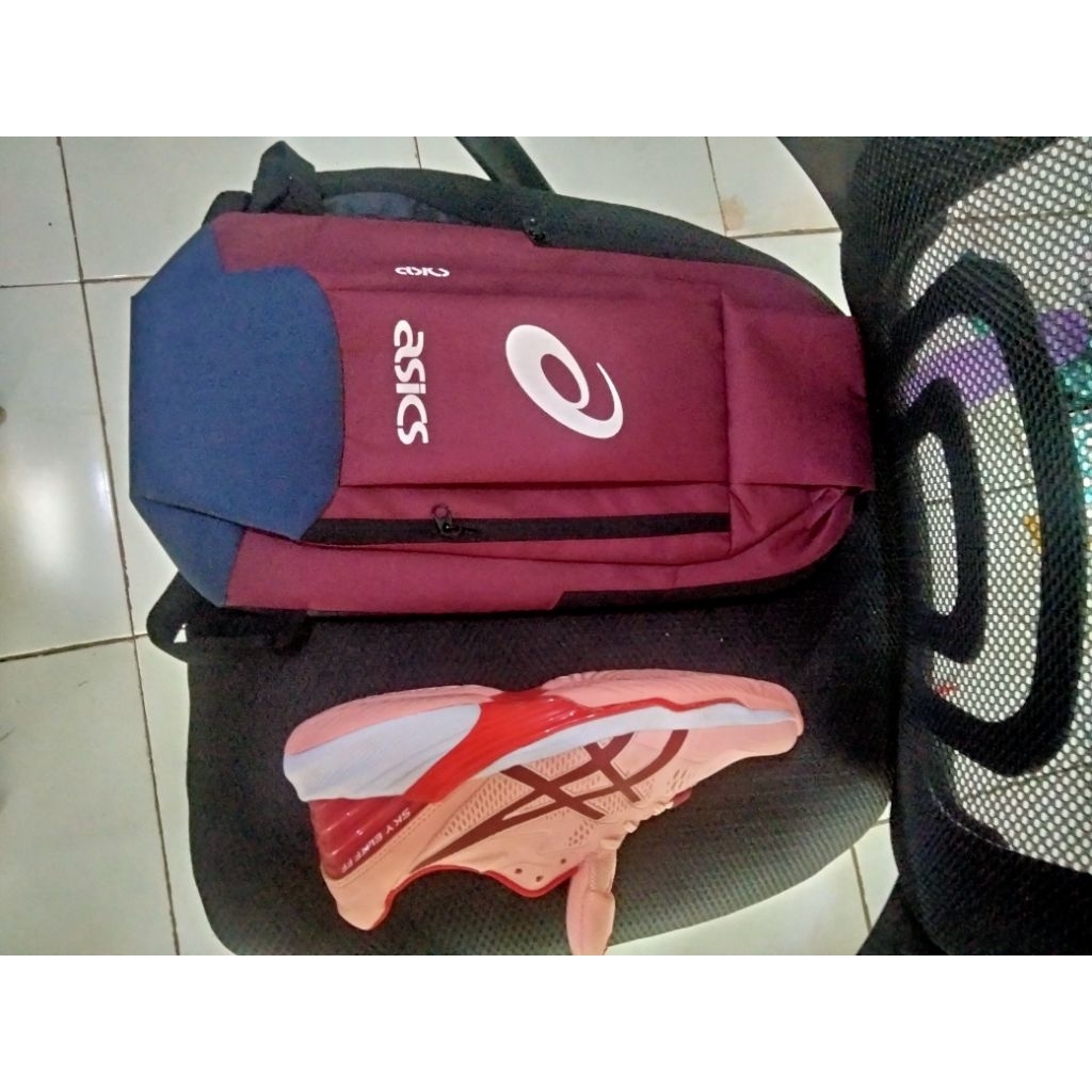 SEPATU VOLLEY ASICS SKY ELITE FF MID + TAS