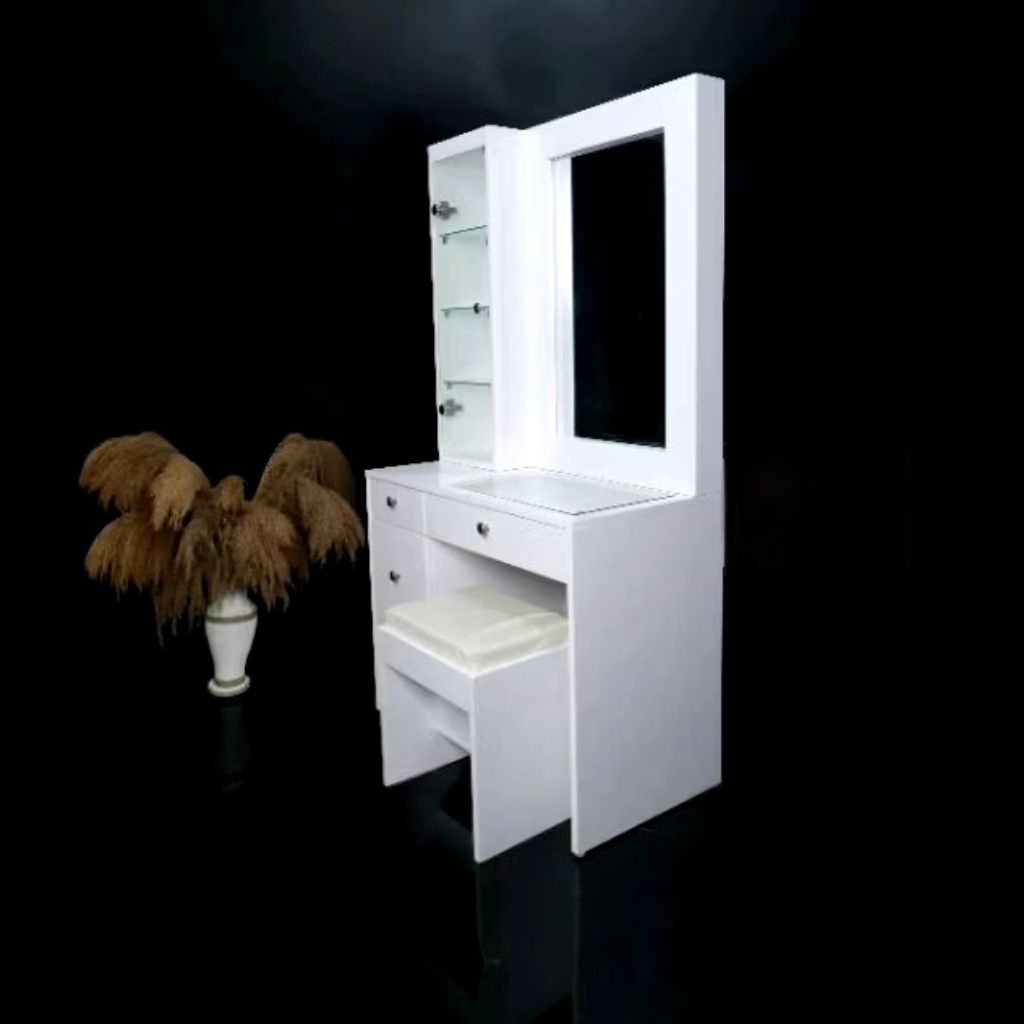 Meja rias Acrylic 5mm+acrylic cermin silver