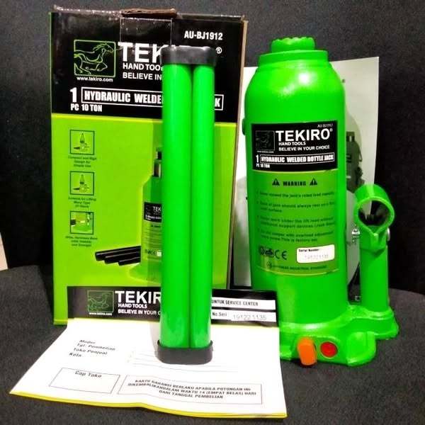 Tekiro Dongkrak Botol 10 Ton / Dongkrak 10 Ton
