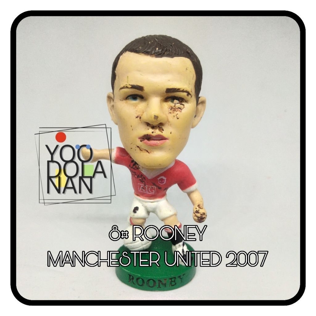 8# ROONEY - MANCHESTER UNITED 2007 CORINTHIAN PROSTARS FIGURE PEMAIN BOLA