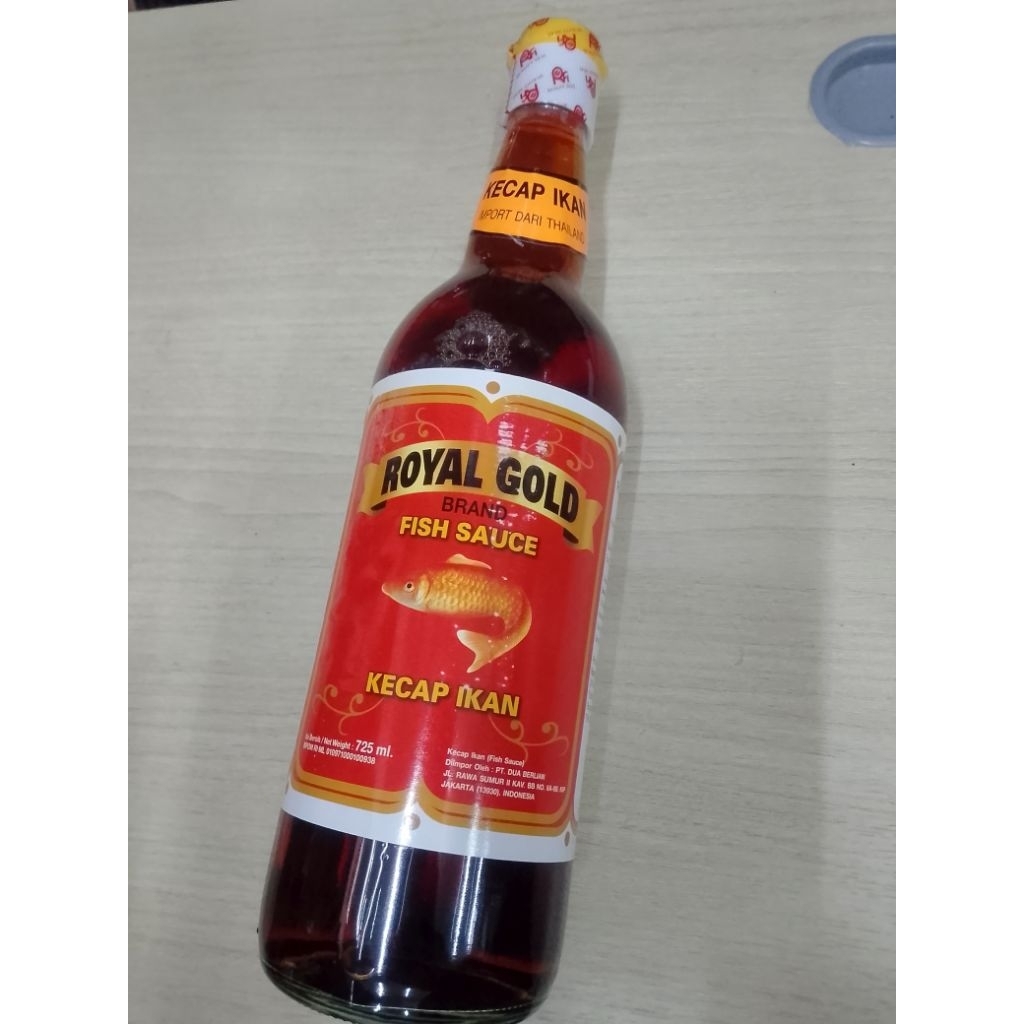 KECAP IKAN ROYAL GOLD 725GRAM / ROYAL GOLD KECAP IKAN / FISH SAUCE