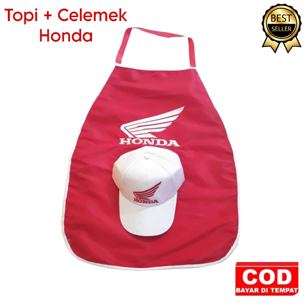 Topi Celemek HONDA Mekanik Ahass / Celemek Honda / Topi Honda Termurah