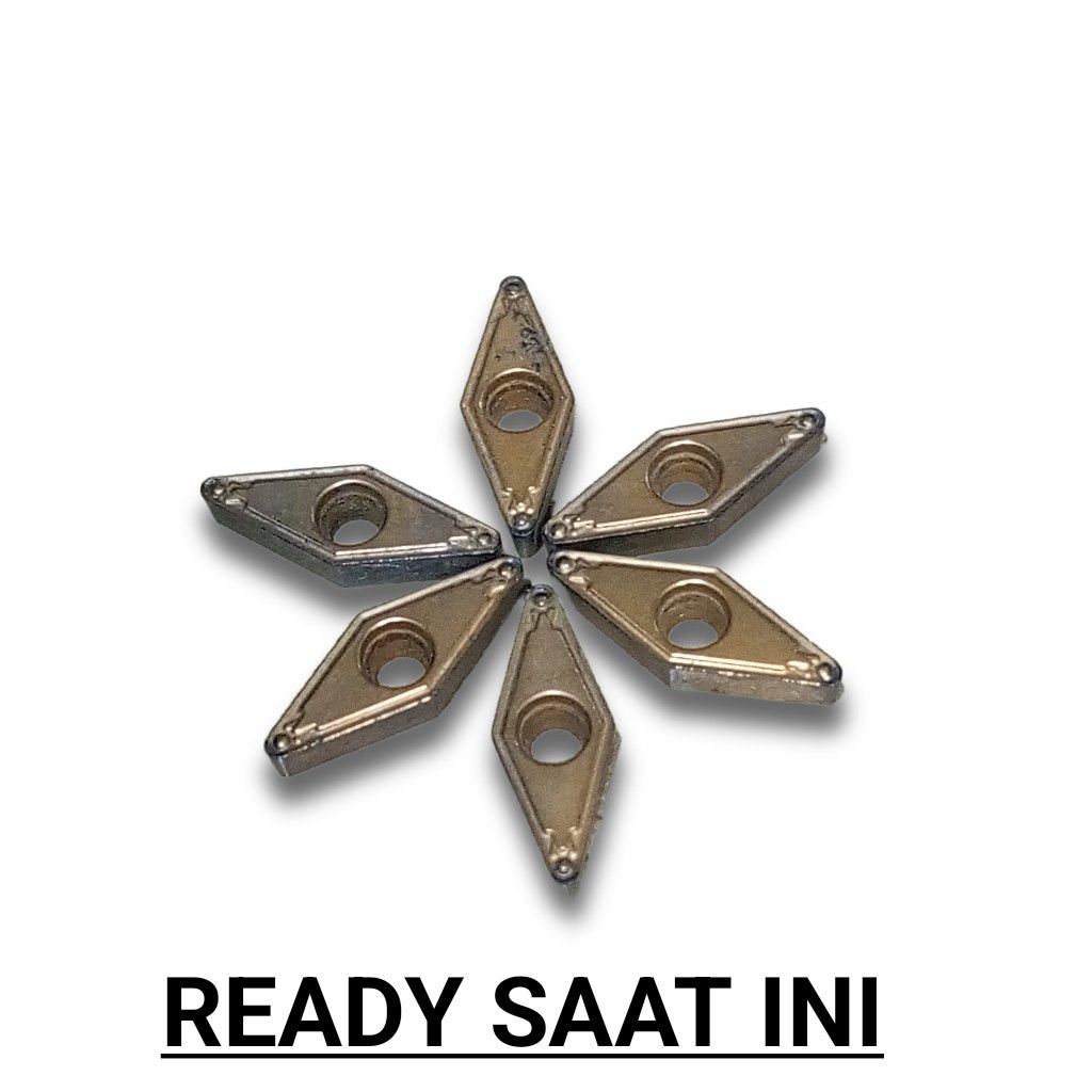 Insert bubut VCMT110304 carbide pahat bubut VCMT1103 bekas mulus