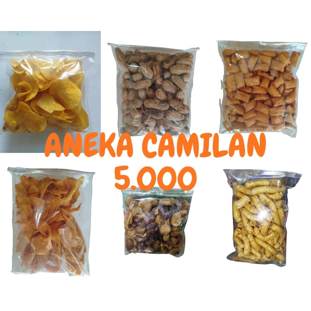 

Aneka Snack Camilan Murah serba lima ribu