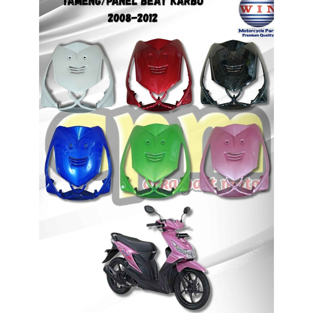 Win Tameng Beat Karbu PNP Kualitas Terjamin / Tameng Depan Beat 2008-2012 / Panel Depan Beat Karbu /