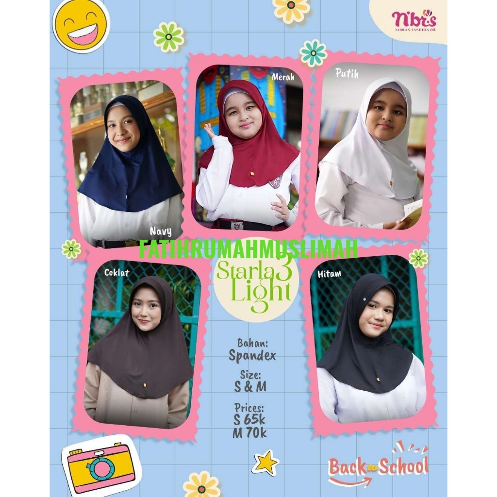 NEW / TERBARU / NIBRAS / BERGO ANAK / BERGO ANAK NIBRAS / BERGO / STARLA LIGHT 3 / STARLA LIGHT 3 / 