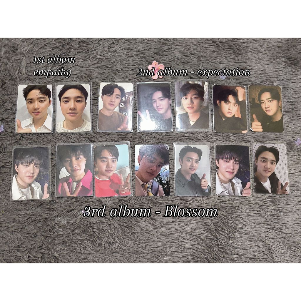 official Photocard Doh Kyungsoo/ D.O. EXO solo album empathy expectation blossom