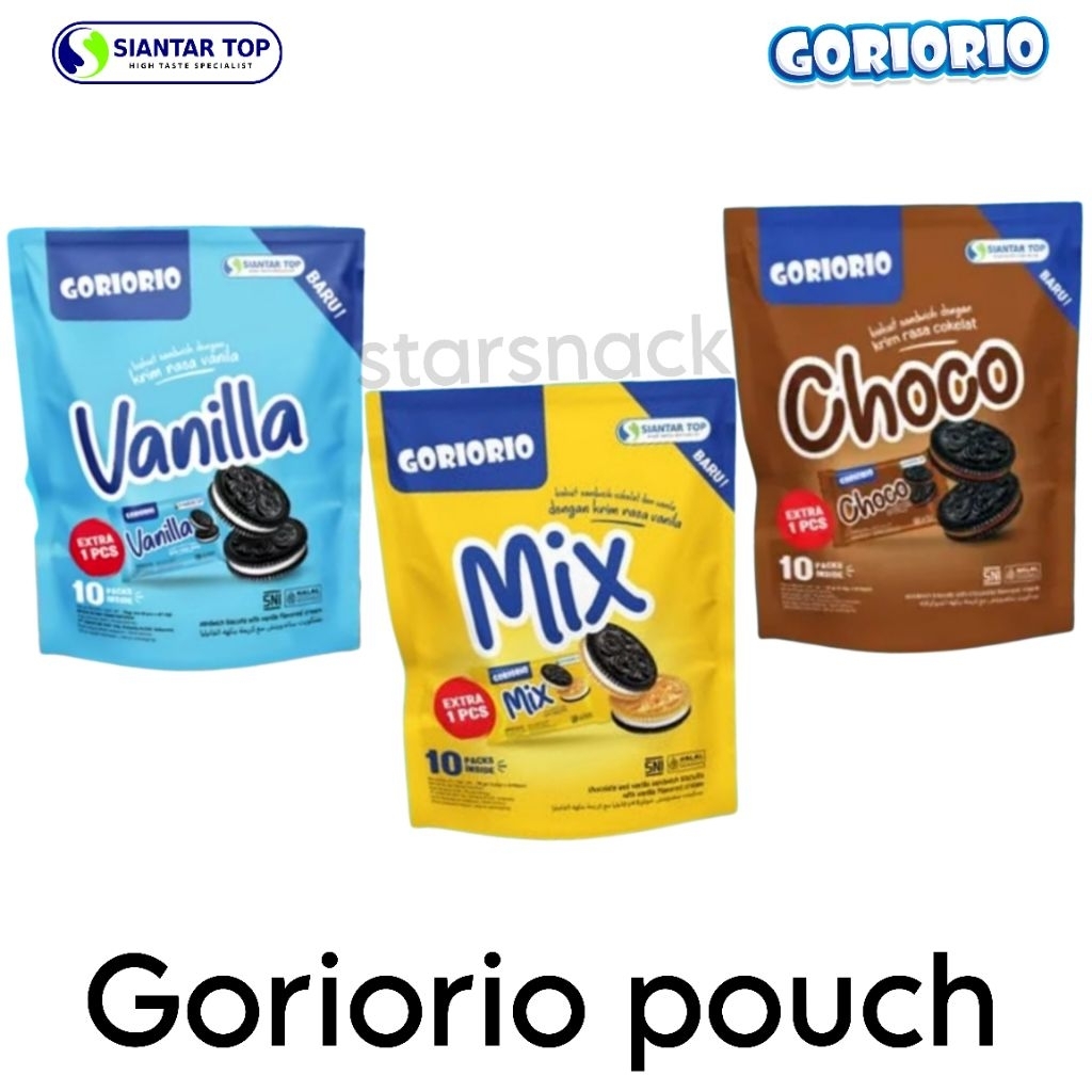 Goriorio pouch biskuit krim mix isi 10pc