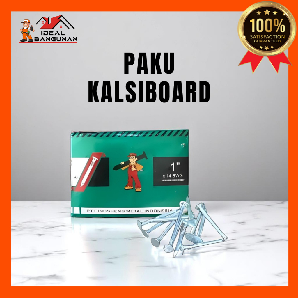 PAKU KALSIBOARD DMI BERAT 1KG ISI 830PCS | PAKU KALSIBOARD " DMI "  (1KG) | PAKU KALSIBOARD 1" | PAK