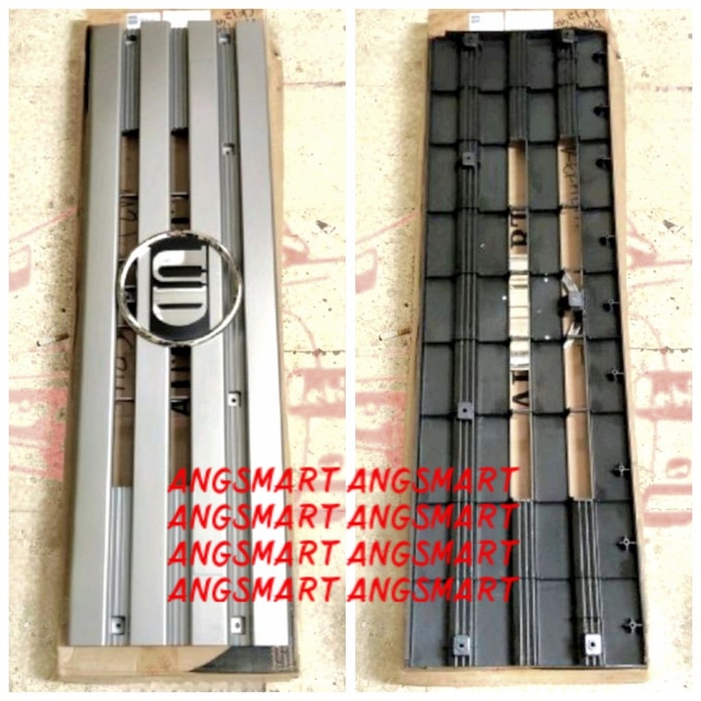 Front Grille + Mark UD NISSAN CK 12 Grill Depan NISSAN CK12 Abu Abu + Emblem UD