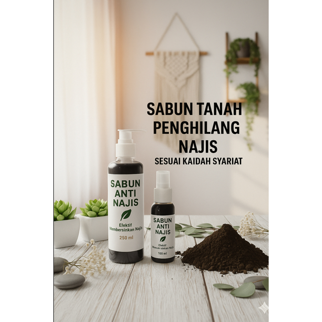 Sabun Anti Najis  Efektif Untuk Anjing /  sabun tanah penghilang najis