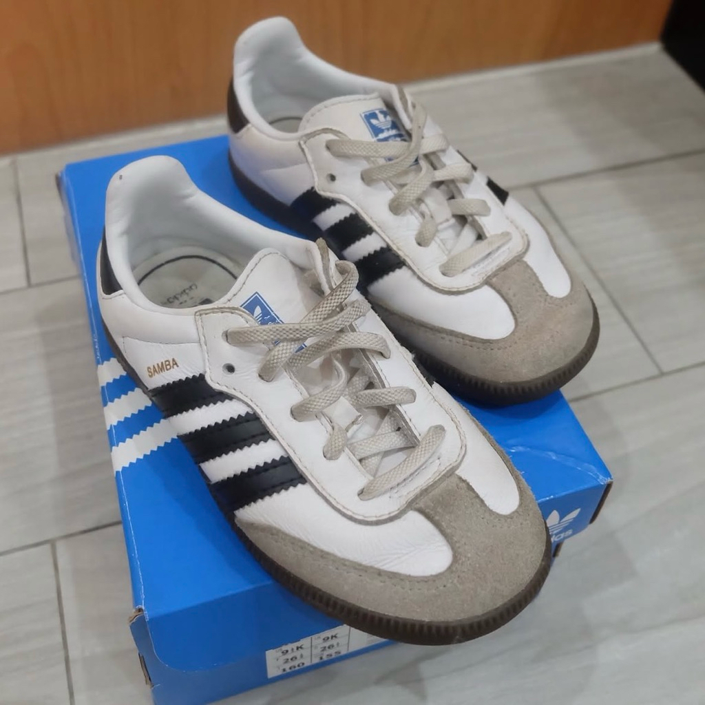 PRELOVED Adidas Samba OG EL I Kids - UK 9K