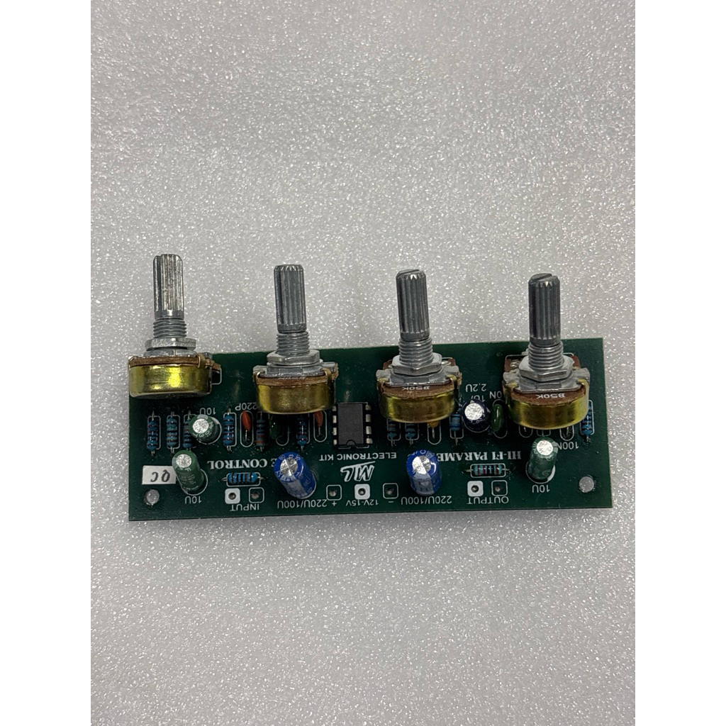 Tone Control Mono + Midrange IC 4558