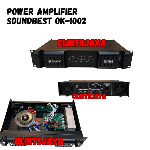 Power Amplifier Soundbest OK-1002 & OK-1001 power soundbest ok1002 , ok1001