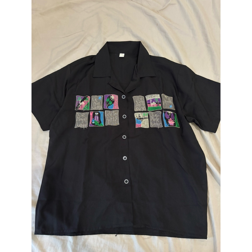 Oversized Hawaiian Shirt For Women | Size L