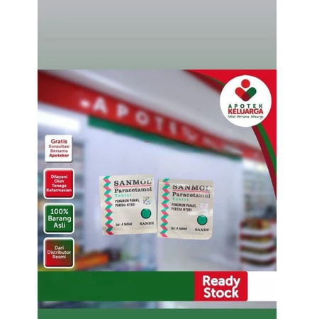 Sanmol 500mg Tablet Penurun Panas Dewasa Paracetamol