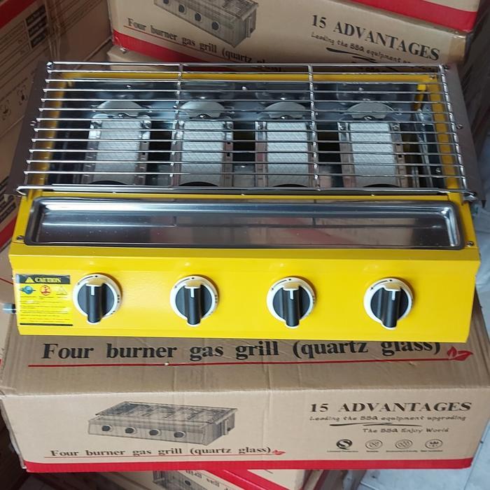 roaster bakaran sosis panggangan 4 tungku