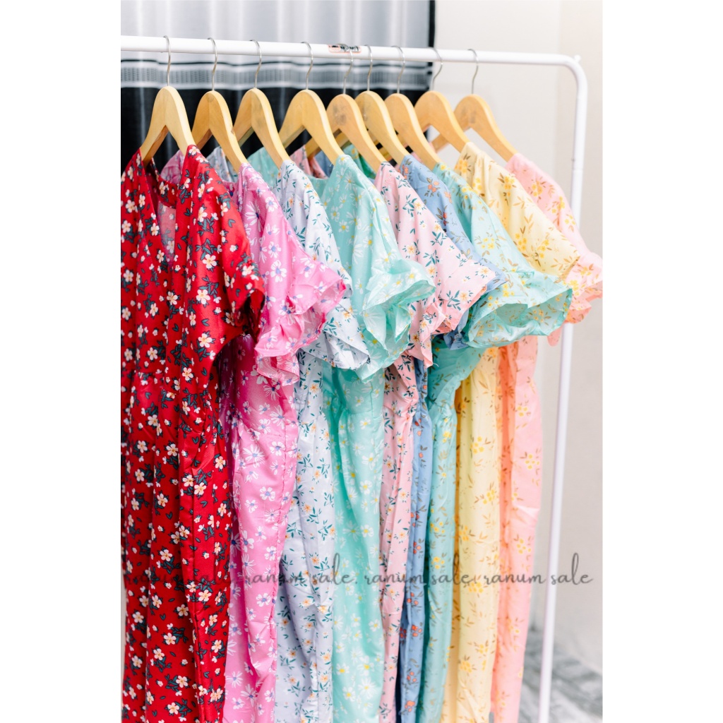 Dress Kimono Katun Busui | Baju Tidur Wanita Daster Kekinian