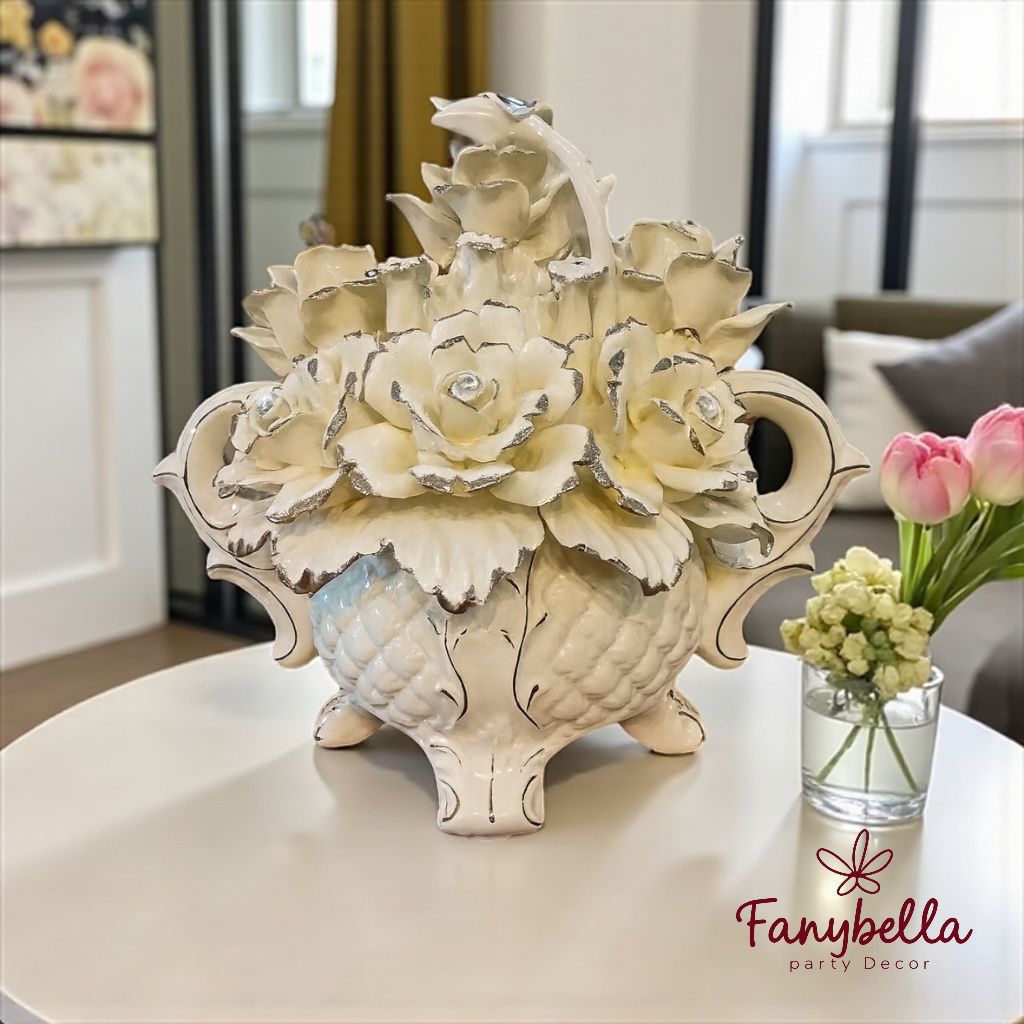 PAJANGAN KERAMIK CAPODIMONTE