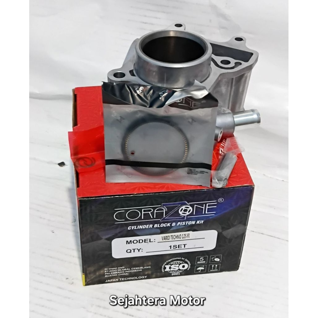 Cylinder Block asli CORAZONE untuk motor VARIO TECHNO 125 FI