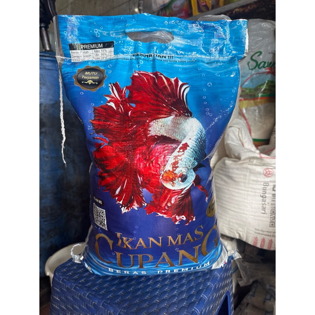 Beras Ikan Mas Cupang 5 kg / 10 kg
