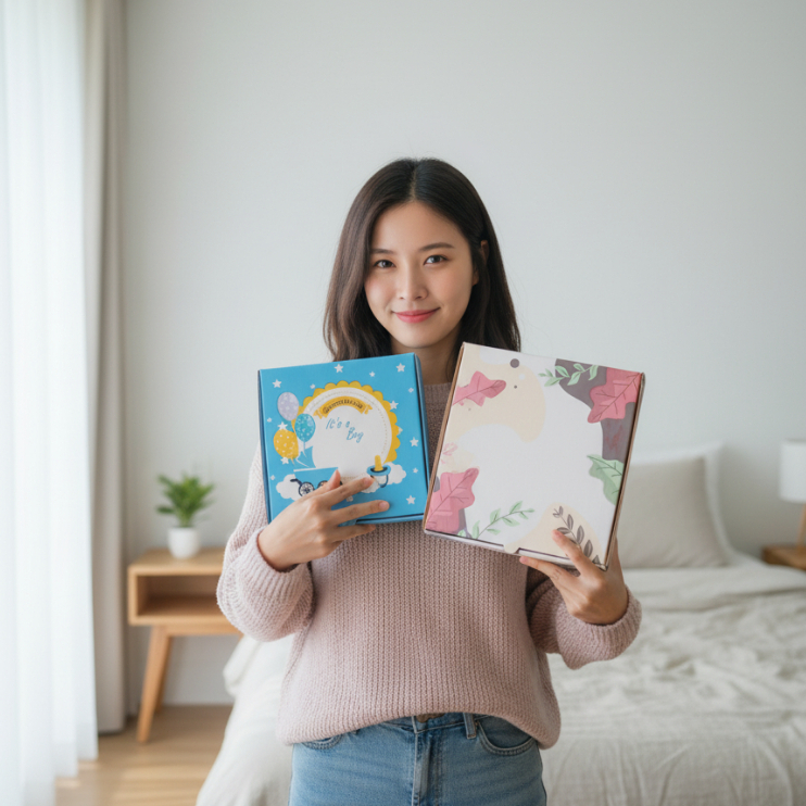 Tambahan Packing Kardus Box Aesthetic Kado Pernikahan Acara Ulang Tahun Hadiah Bayi Lahir Nikah