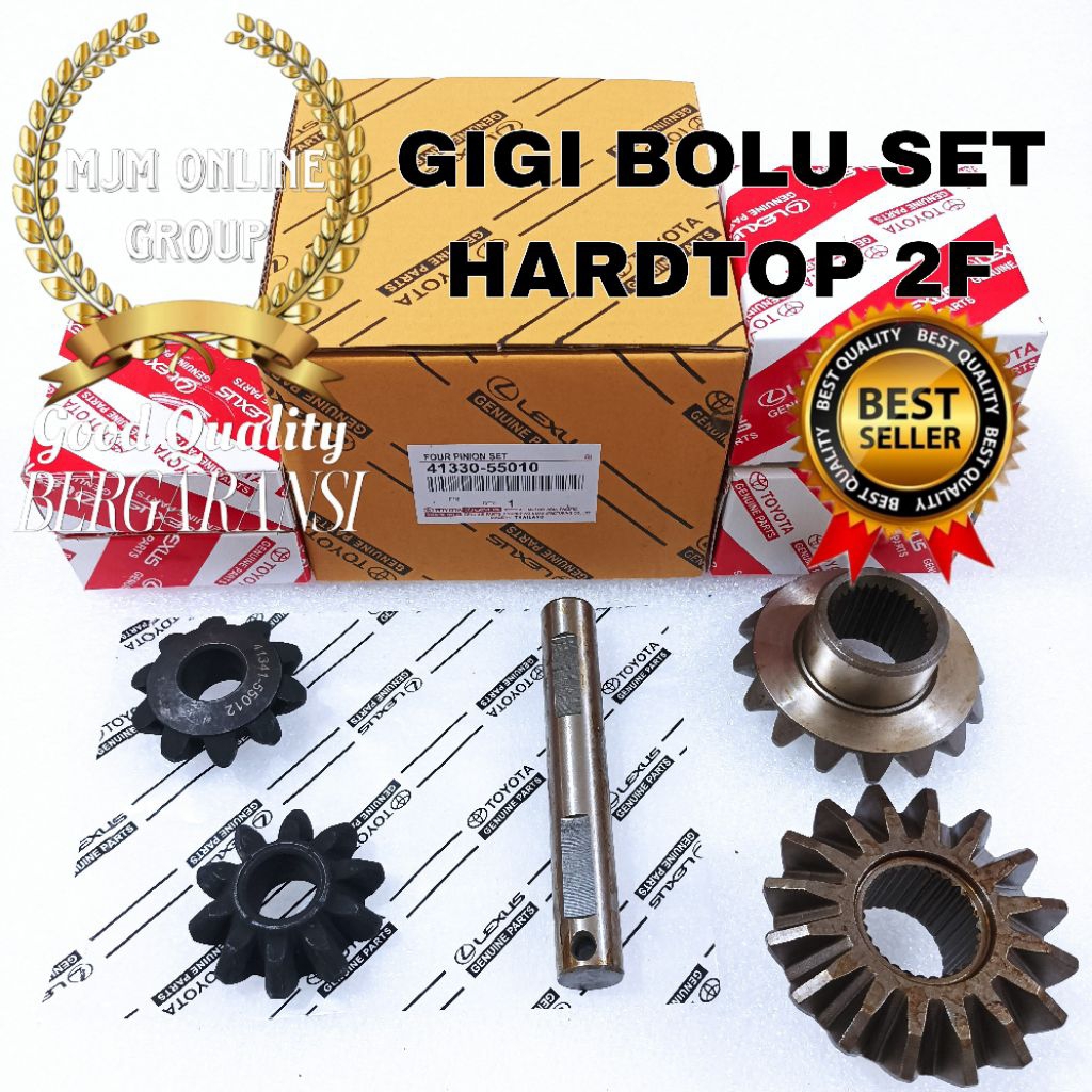 Gigi bolu set 2f hardtop Pinion gear gardan hardtop 2f