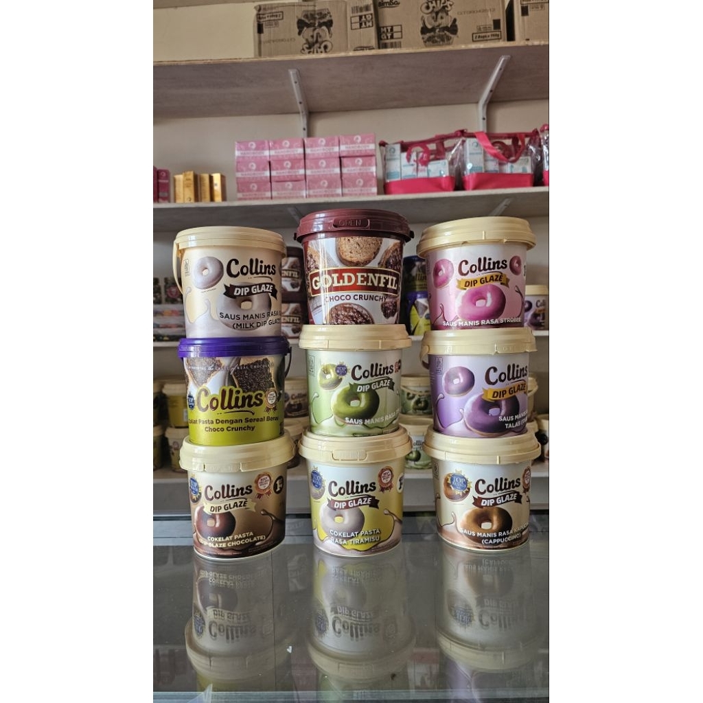glaze collins & collins coklat crunchy 1kg