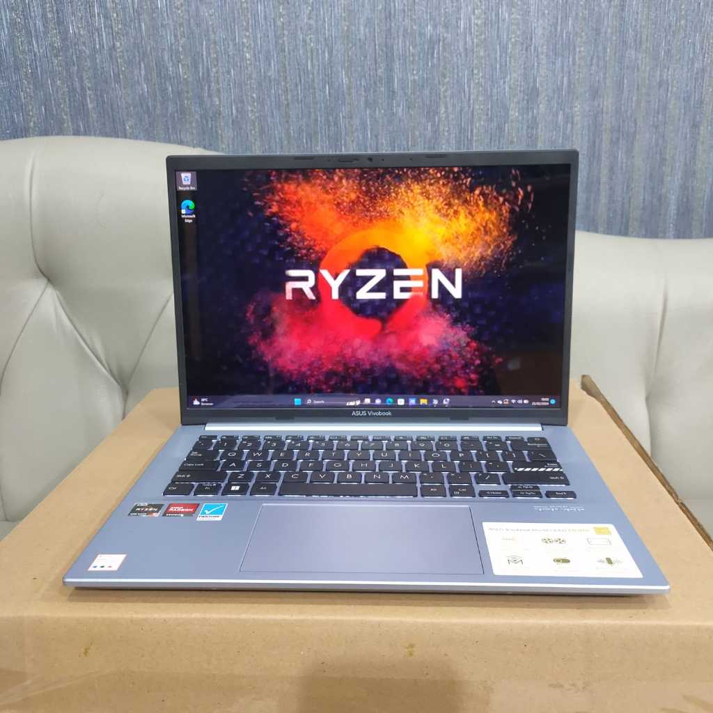 LAPTOP SECOND,Laptop Seri Baru, baru buka dus Asus VivoBook Pro 14 OLED M3400QA, Amd Ryzen 5 - 5600U