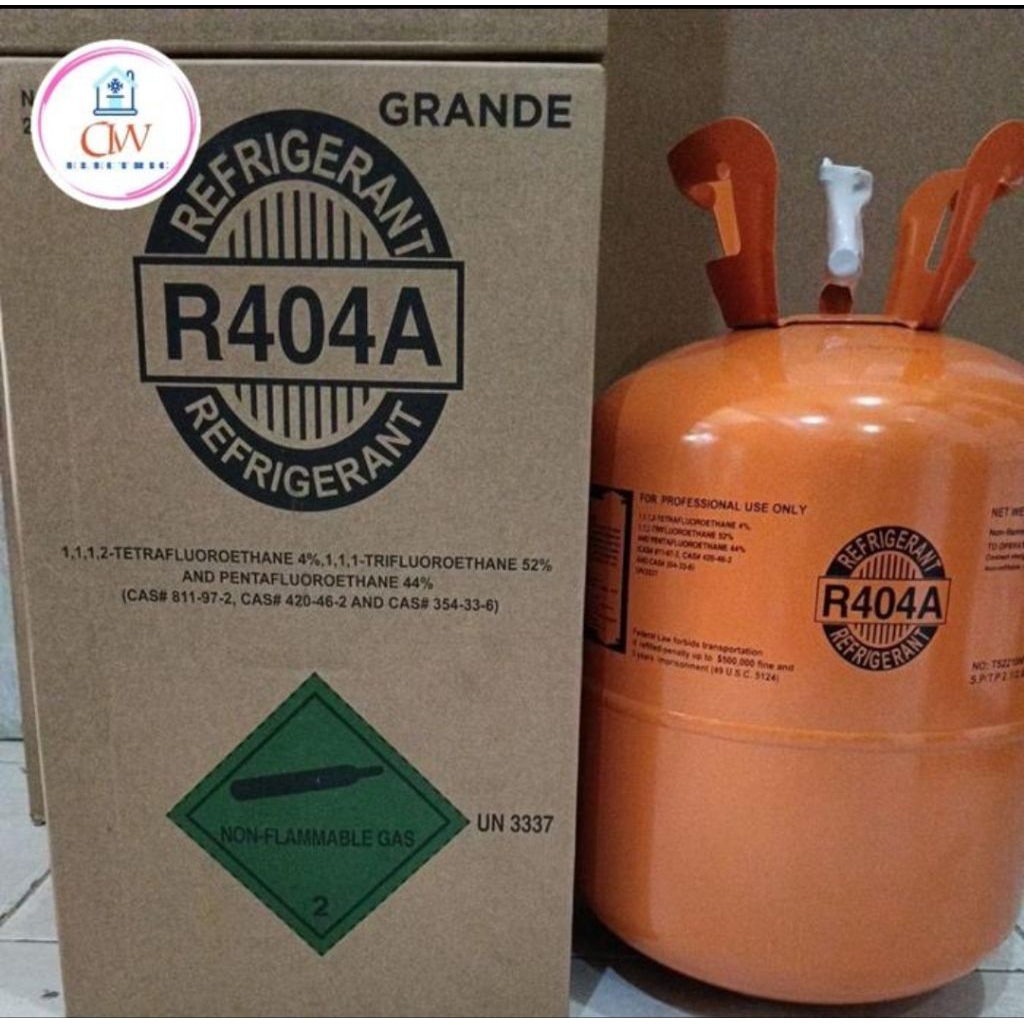 refrigerant R404A / R 404 A isi 10,9 kg segel pabrik