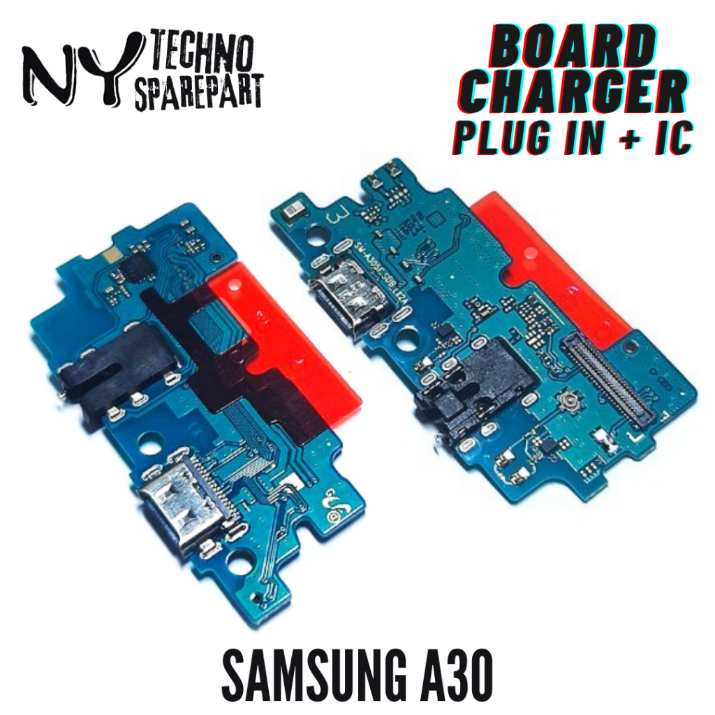 NY BOARD CHARGER + IC SAMSUNG A30 PLUG IN FLEXI CHARGER