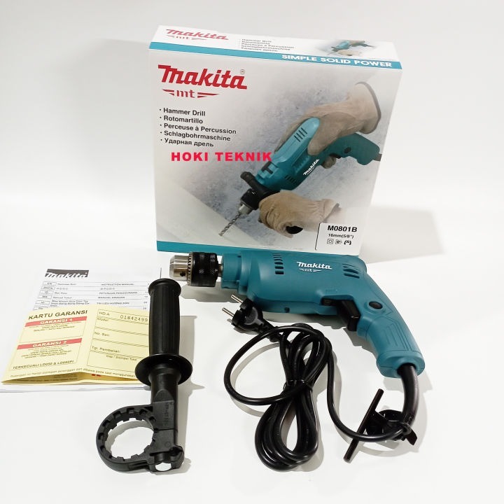 Mesin Bor Tembok Impact Drill Maktec/makita MT80B / MT 80 B