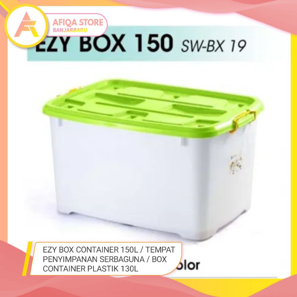 Box container 150L / Ezy Box Container Serbaguna / Box penyimpanan Serbaguna Plastik